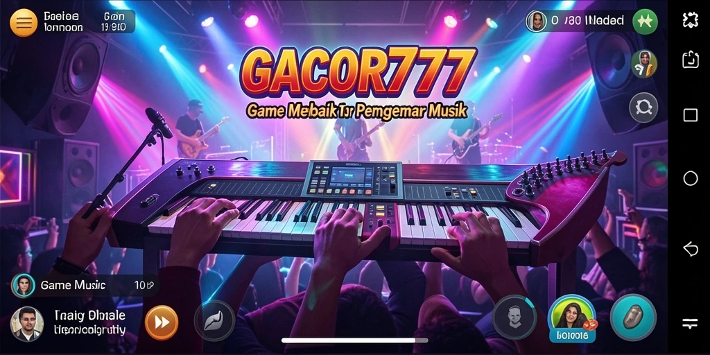 Screenshot gameplay GACOR777 menampilkan keseruan permainan musik.