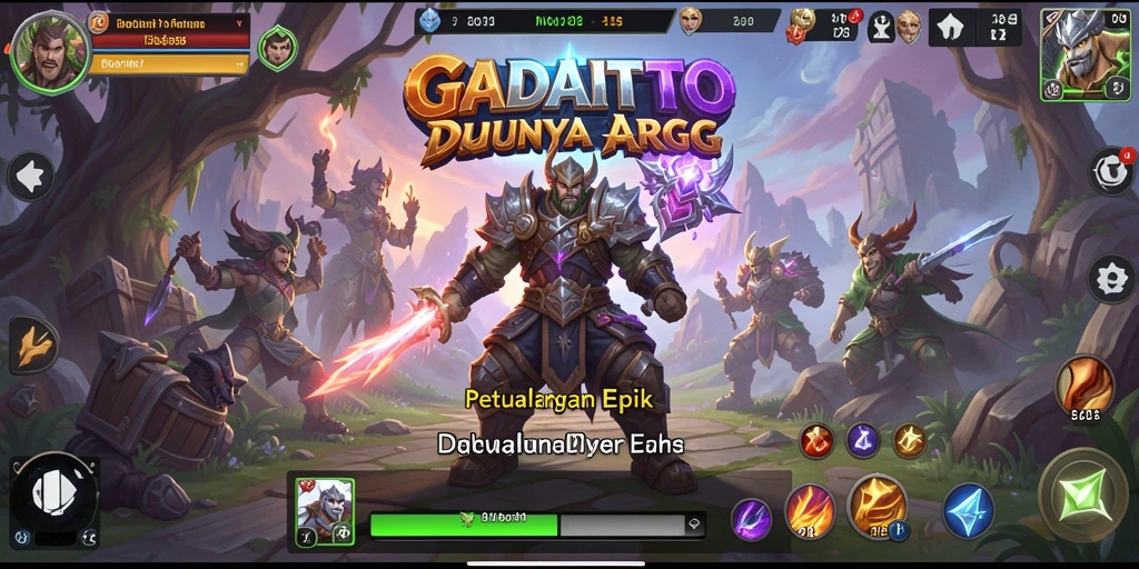 Tampilan gameplay seru dan grafis memukau dari GADAITOTO.