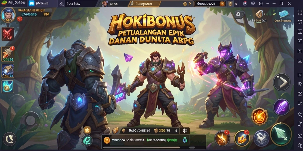 Tangkapan layar HOKIBONUS yang menampilkan aksi pertarungan yang seru.