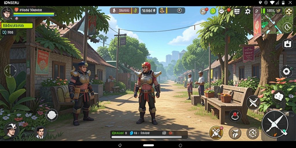 Tangkapan layar IDNSERU menampilkan gameplay simulasi yang menarik.