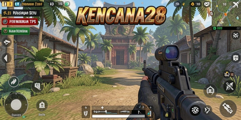 Tampilan gameplay menarik dalam KENCANA28 dengan aksi menegangkan.