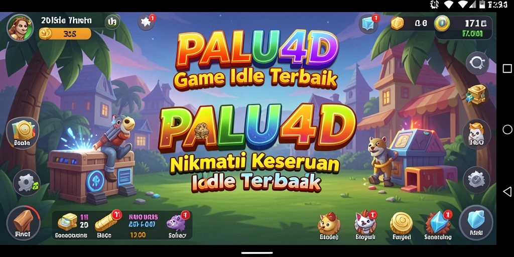 Screenshot gameplay PALU4D yang menunjukkan aksi Idle yang menarik.