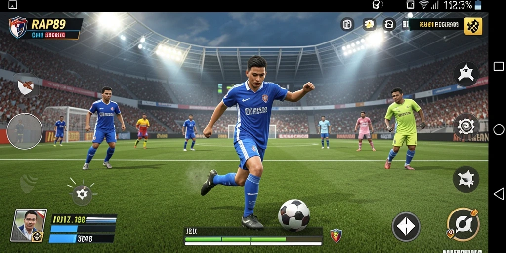 Gameplay menarik dari RAP89 yang penuh aksi olahraga.