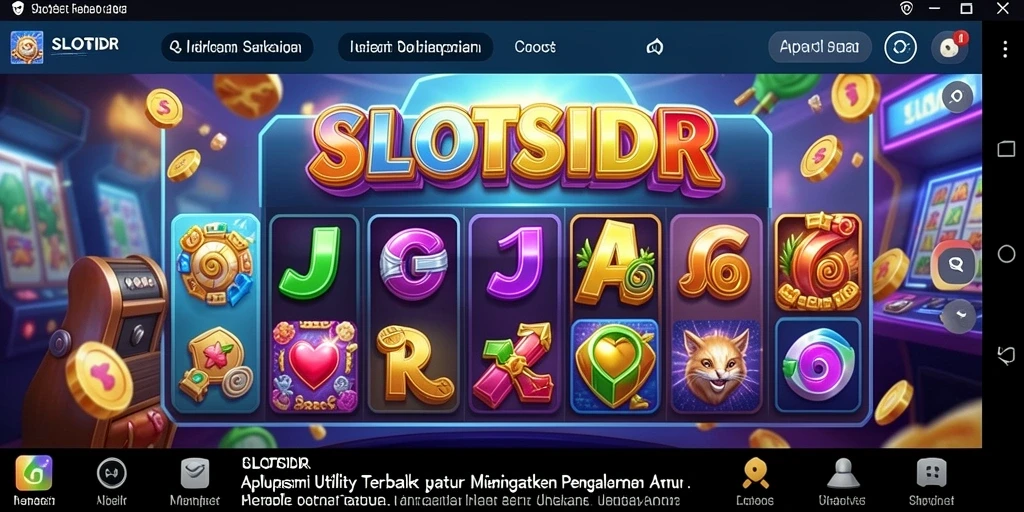 Tampilan antarmuka SLOTSIDR yang modern dan intuitif.