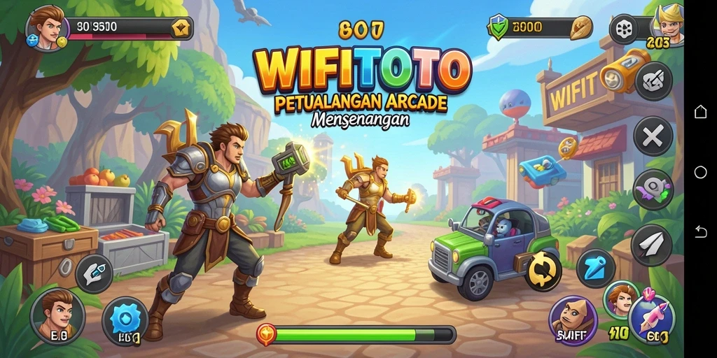 Gameplay seru dan intens di WIFITOTO.
