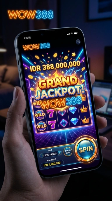Tampilan antarmuka wow388 yang sederhana dan informatif.